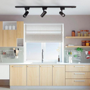 Spot de Trilho LED Preto Direcionável 10W – 3000K | Kit com 6 Unidades