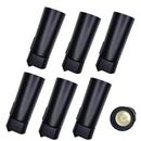 Spot de Trilho LED Preto Direcionável 10W – 3000K | Kit com 6 Unidades