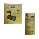 Spot de Trilho LED Preto Direcionável 10W – 3000K | Kit com 6 Unidades