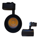 🔦 Spot de Trilho LED Preto Direcionável 10W 3000K – Kit com 4 Unidades