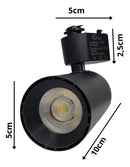 💡 Kit 4 Spots LED 10W 6500K Preto Branco Frio Bivolt (127/220V)