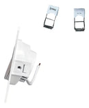 Kit 10 Spot Led Quadrado Embutir Quente 3000k 5w Teto Gesso Estrutura Branco