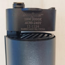 🔦 Spot de Trilho LED Preto Direcionável 10W 3000K – Kit com 4 Unidades